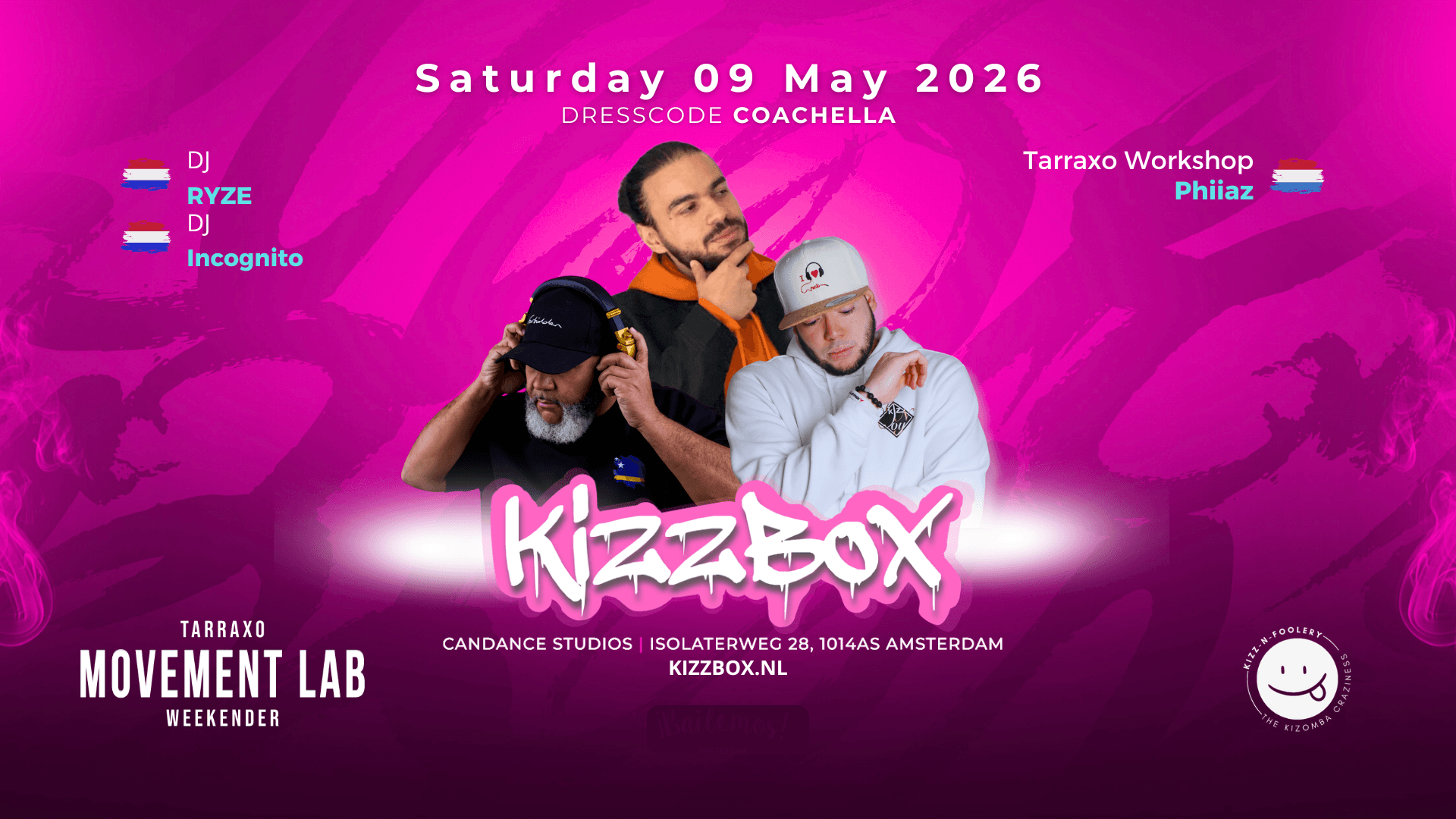 KizzBox - Tarraxo Movement lab Weekender Edition